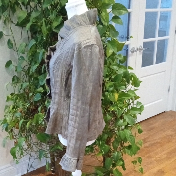 Vintage Frank Lyman Ruffled Women's Jacket - Picture 5 of 11